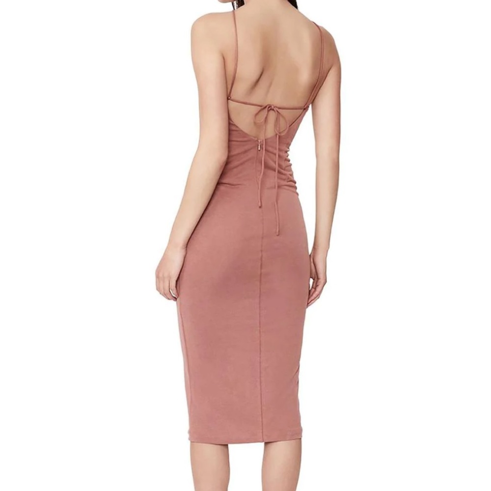 Bardot Womens Criss Cross Neck Calf Midi Dress - Picture 2 of 6